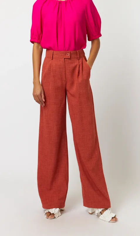 Kate Sylvester | Alba Trouser - Brick sold by Sister & Co