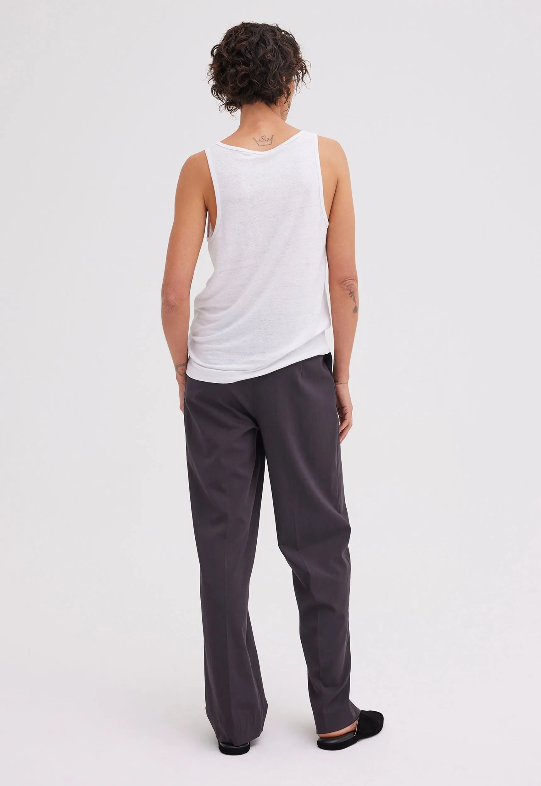 Jac+Jack | Tally Tank - White sold by Sister & Co product image thumbnail 3