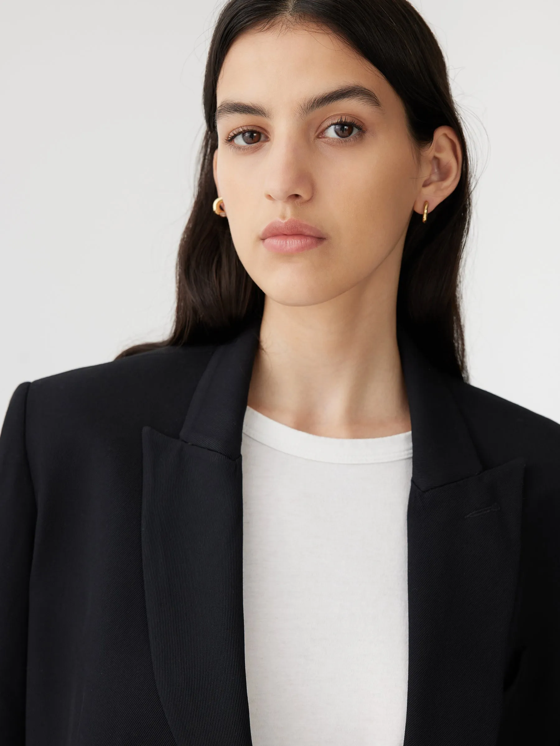 Bassike | Twill Double Breasted Blazer - Black sold by Sister & Co product image thumbnail 5