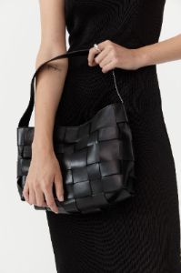 St Agni | Woven Mini Tote - Black sold by Sister & Co