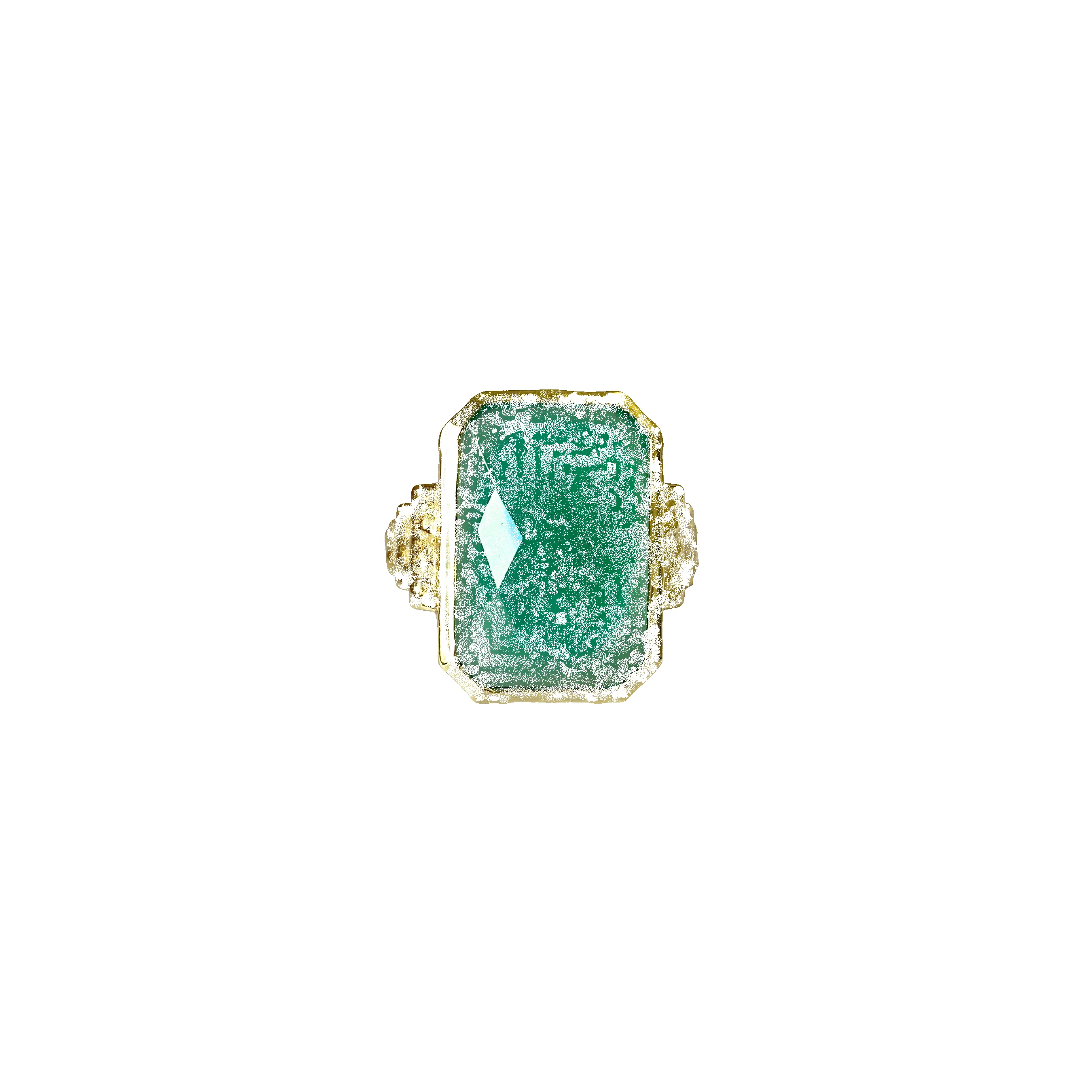 Mountain & Moon | Simone Ring - Green Onyx sold by Sister & Co product image thumbnail 4