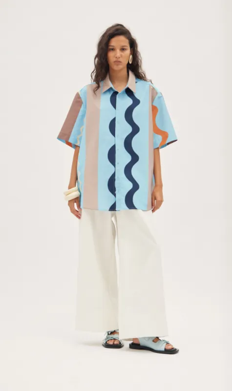 Gary Bigeni | Santana Loose Shirt - Big Wave sold by Sister & Co