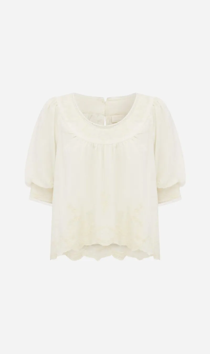 Posse | Mylah Top - Cream sold by Sister & Co