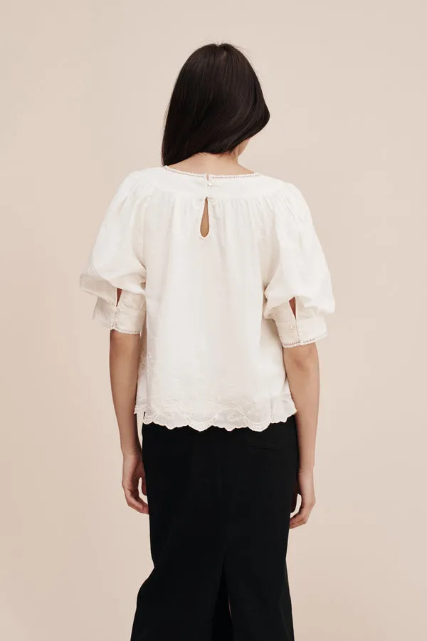 Posse | Mylah Top - Cream sold by Sister & Co product image thumbnail 4