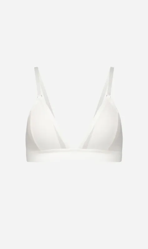 Dear Dylan | Recycled Mesh Bralette - Ivory sold by Sister & Co