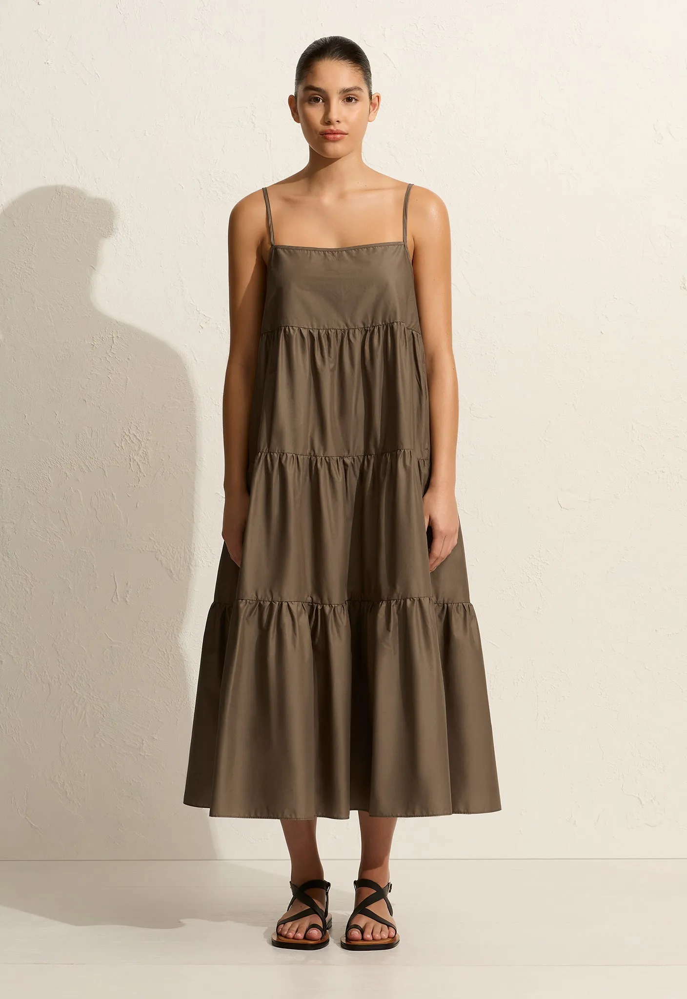 Matteau | Tiered Sundress - Birch sold by Sister & Co product image thumbnail 5
