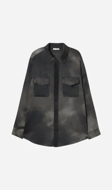 Silk Laundry | Boyfriend Shirt - Smoke sold by Sister & Co