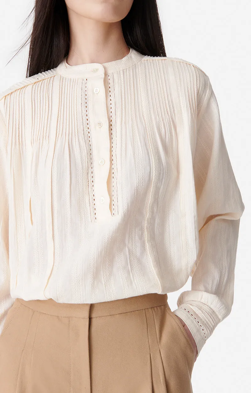 Vanessa Bruno | Natsumi Blouse - Eggshell sold by Sister & Co product image thumbnail 2