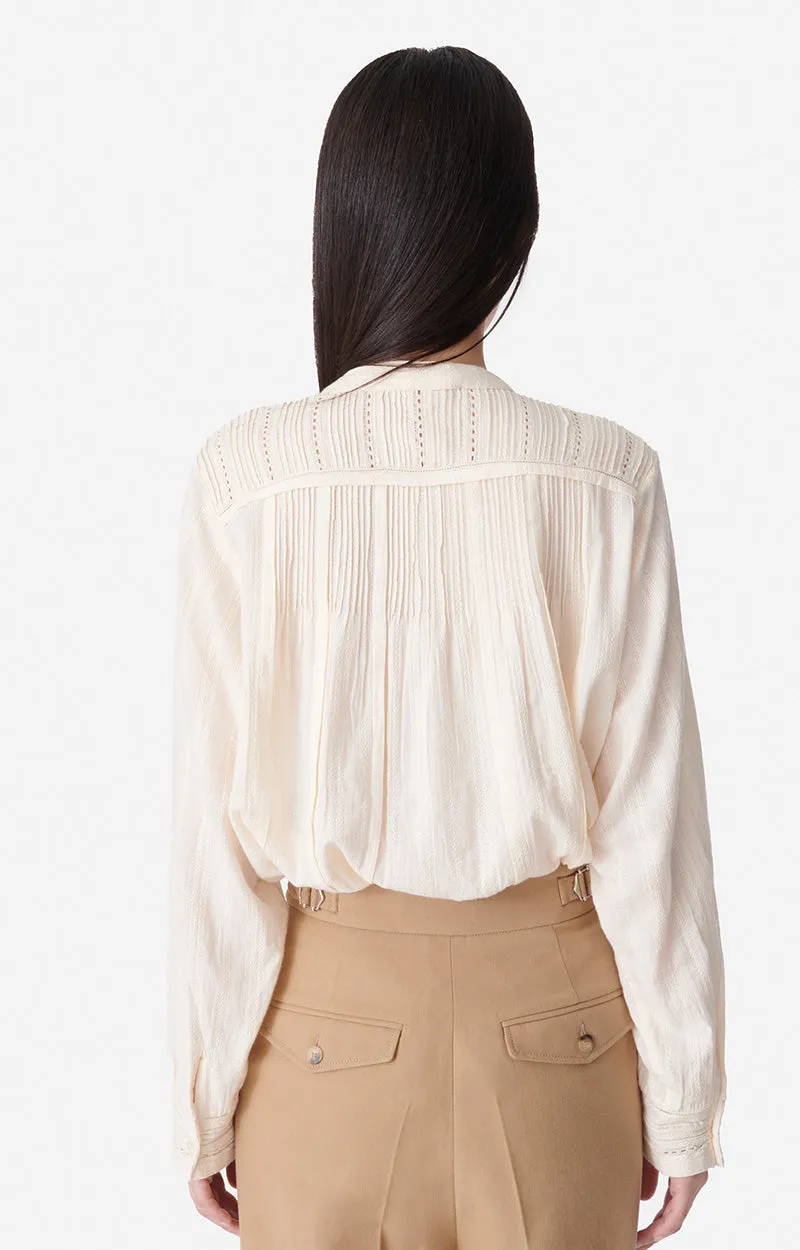 Vanessa Bruno | Natsumi Blouse - Eggshell sold by Sister & Co product image thumbnail 4