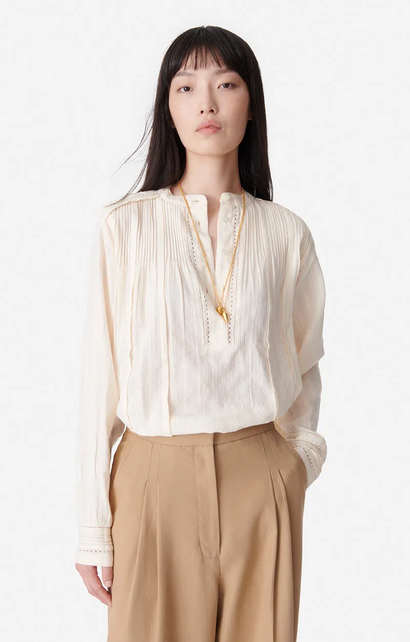 Vanessa Bruno | Natsumi Blouse - Eggshell sold by Sister & Co product image thumbnail 3