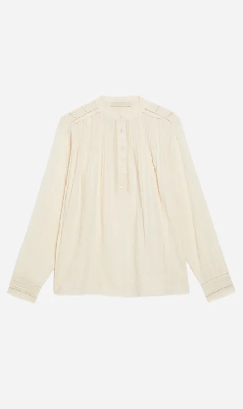 Vanessa Bruno | Natsumi Blouse - Eggshell sold by Sister & Co