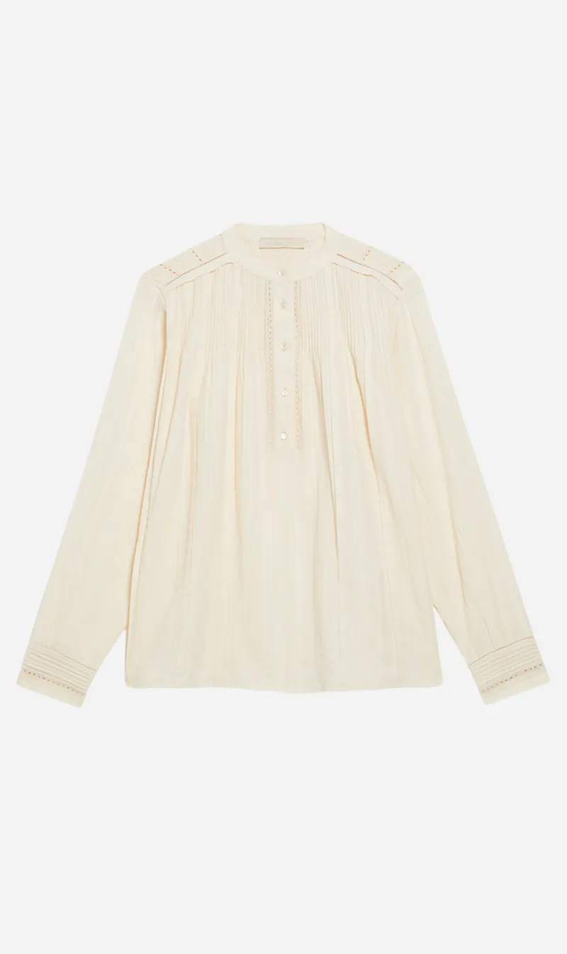 Vanessa Bruno | Natsumi Blouse - Eggshell sold by Sister & Co