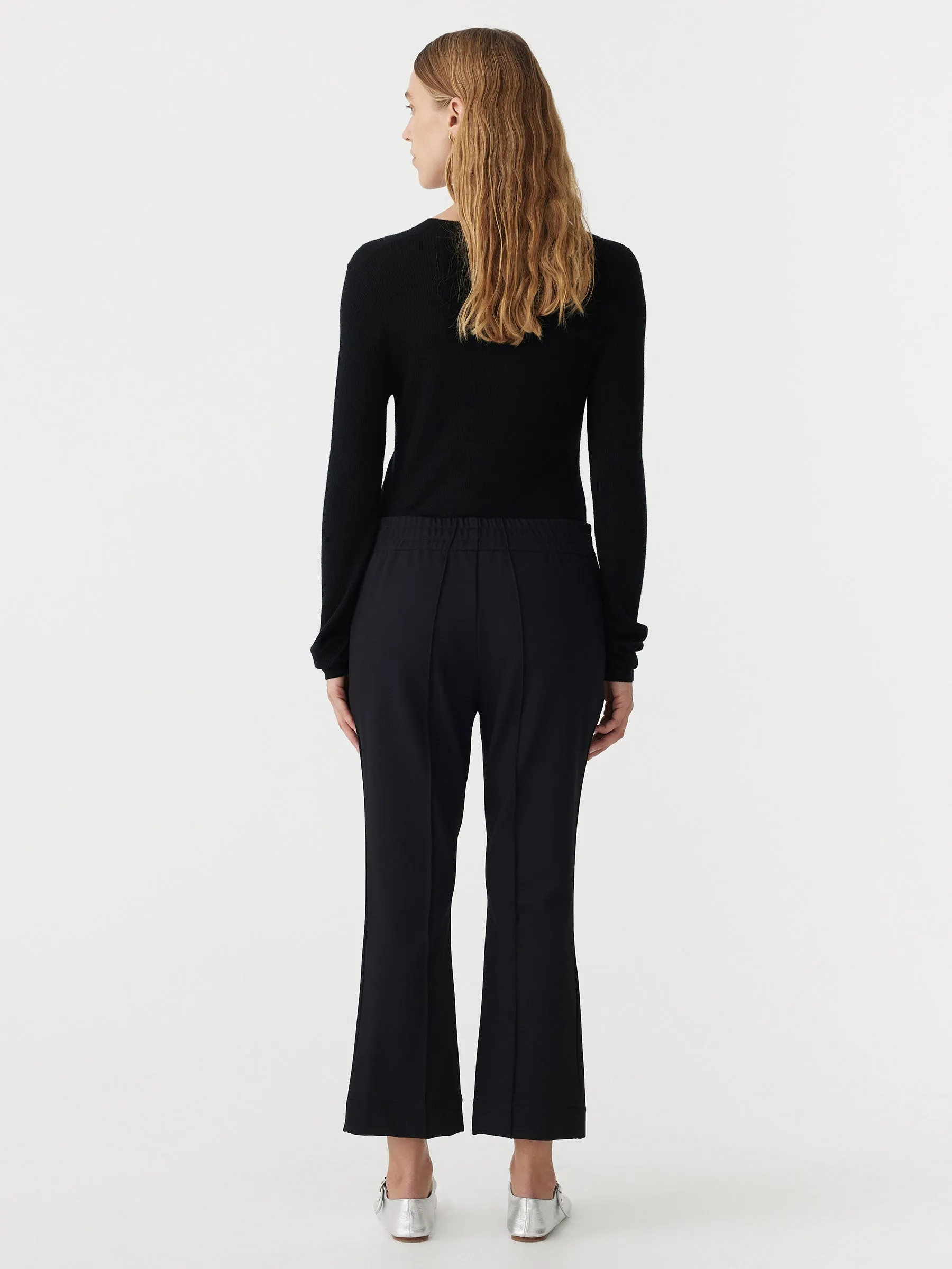 Bassike | Twill Flared Pant - Black sold by Sister & Co product image thumbnail 5