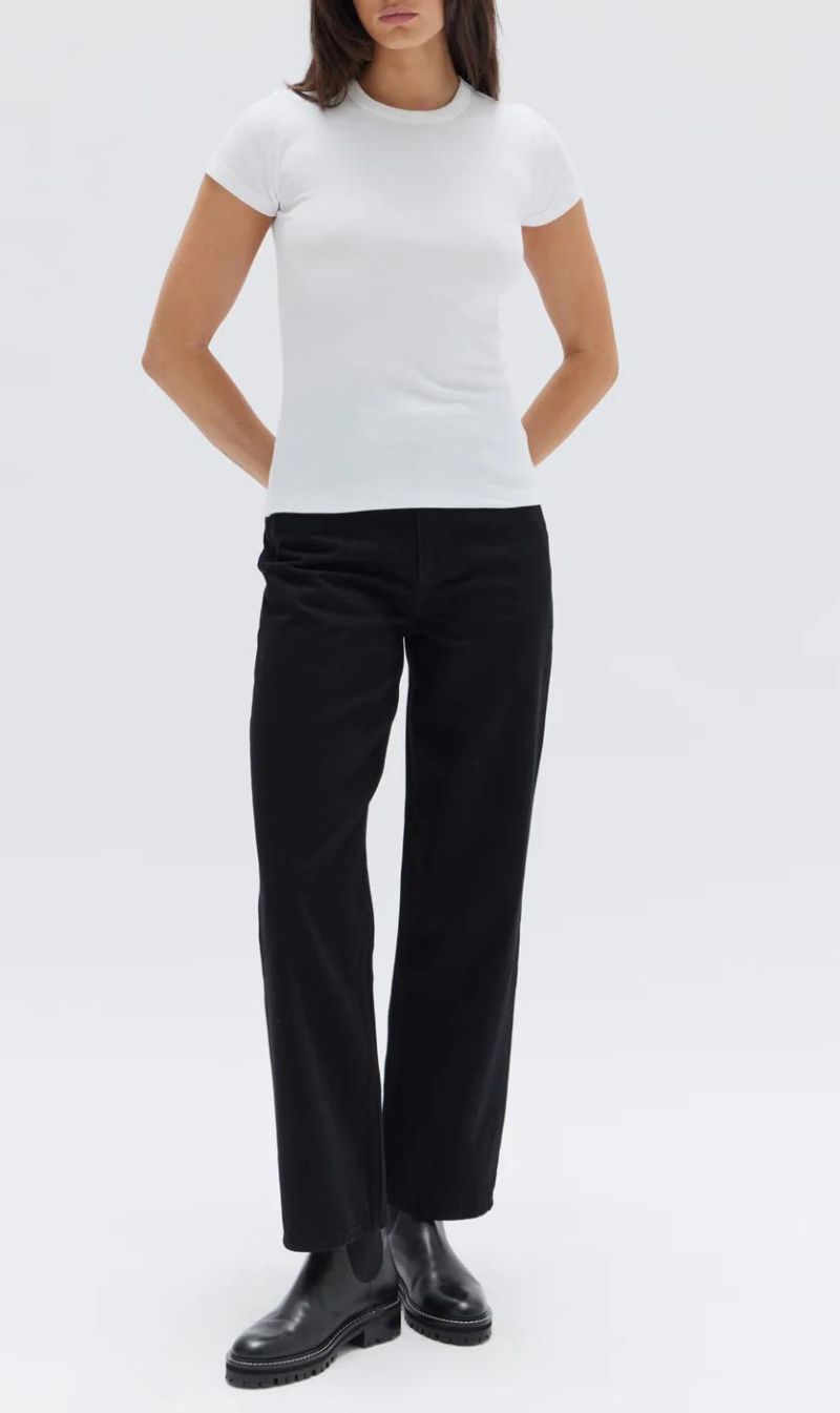 Assembly Label | Ciel Rib Tee - White sold by Sister & Co product image thumbnail 2