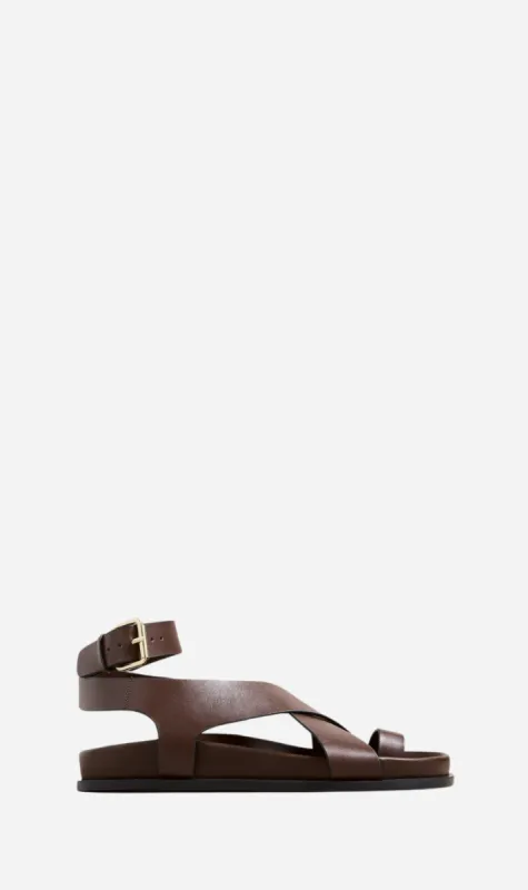 A.Emery | The Jalen Sandal - Walnut sold by Sister & Co