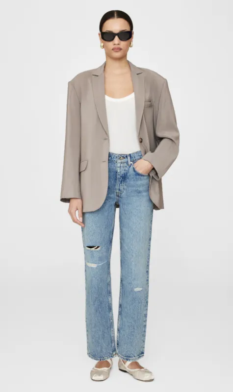 Anine Bing | Benson Jean - Repair Indigo sold by Sisters & Co