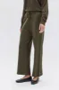 Assembly Label | Cotton Cashmere Lounge Wide Leg Pant - Pea Marle sold by Sister & Co