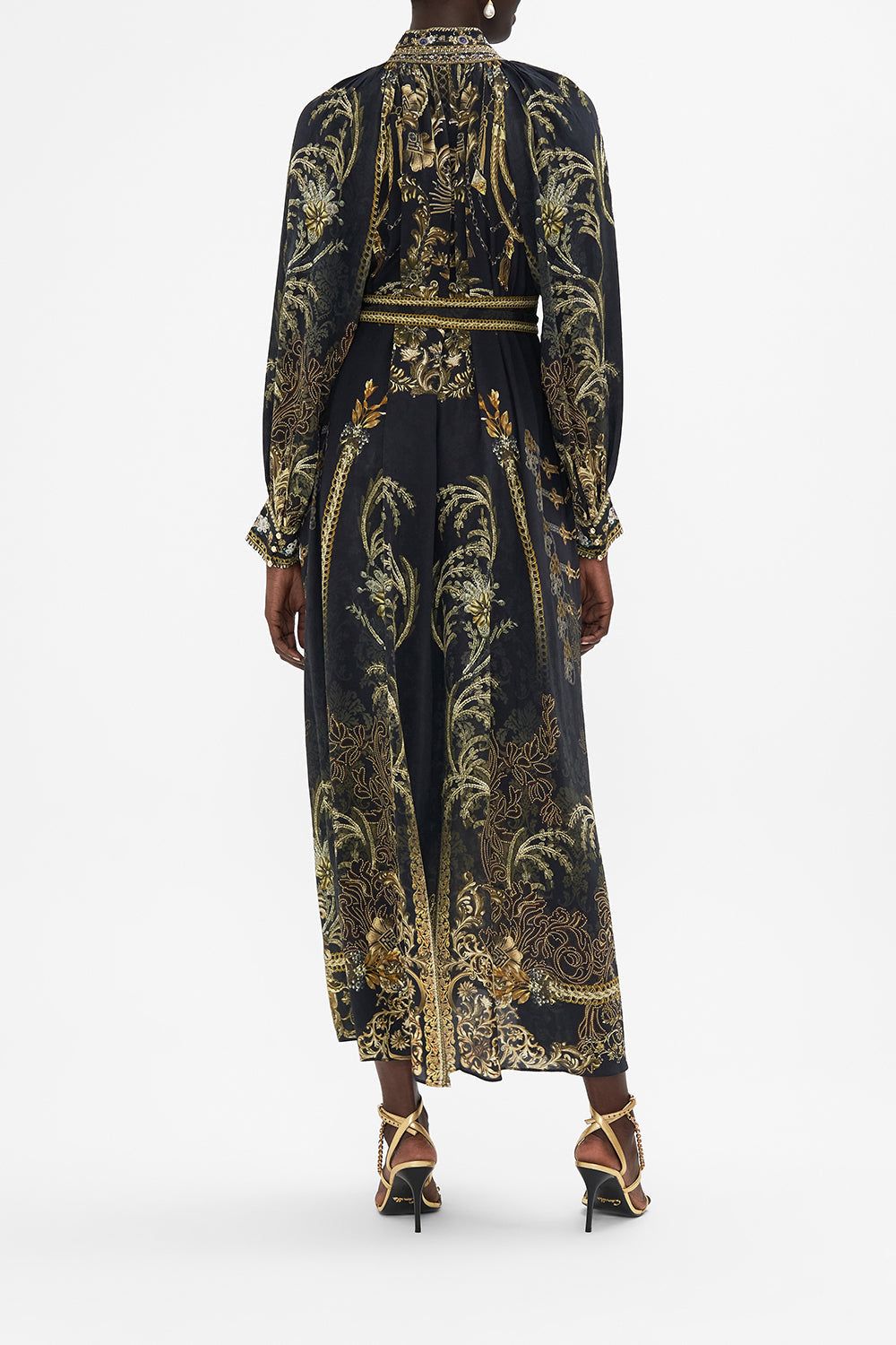 Camilla | Raglan Sleeve Midi Shirt Dress - The Night Is Noir sold by Sister & Co product image thumbnail 3