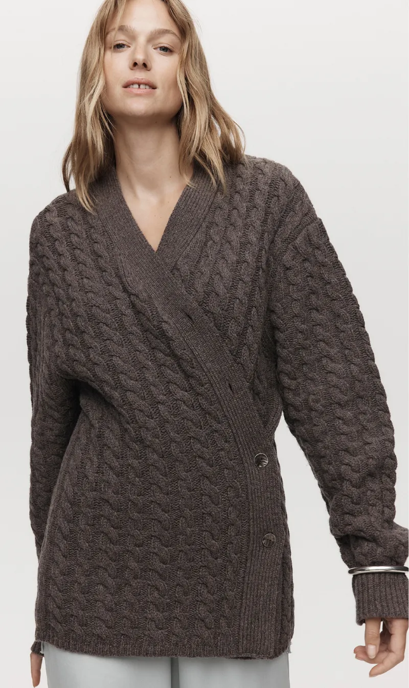 Marle | Tullia Cardigan - Squirrel sold by Sister & Co