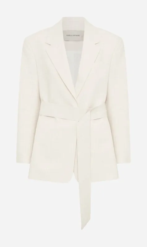 Camilla and Marc | Floris Blazer - Ivory Marle sold by Sisters & Co