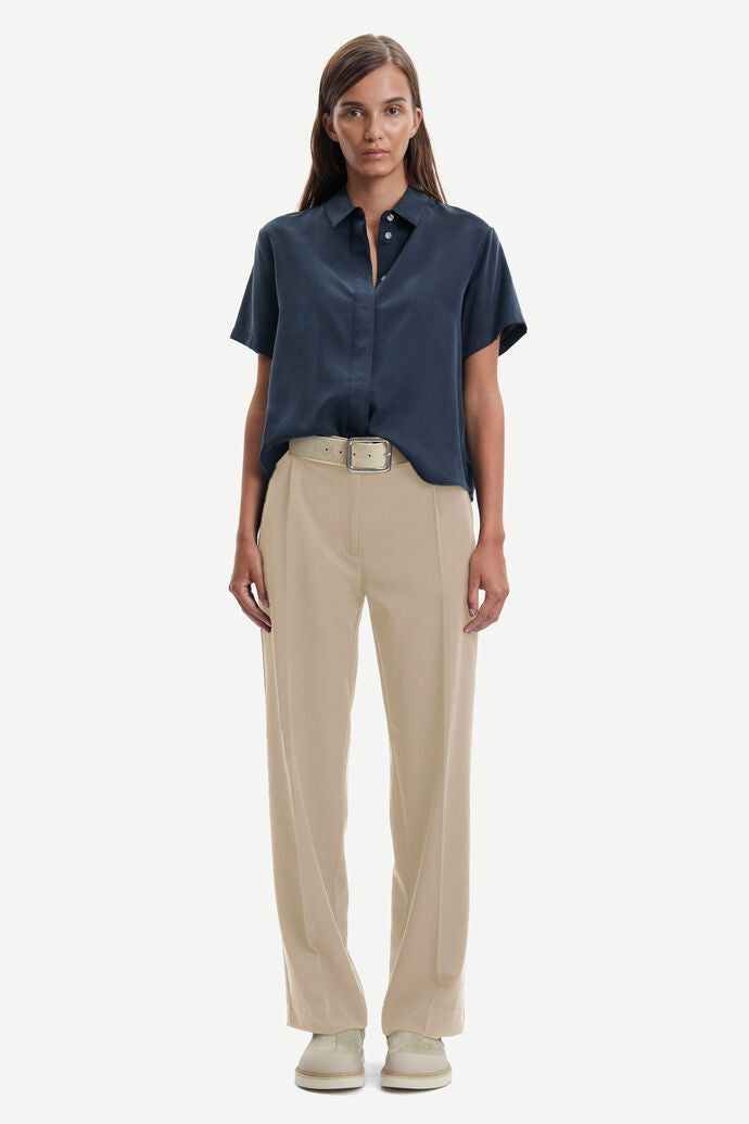 Samsoe Samsoe | Ramona Trousers - Silver Sage sold by Sister & Co product image thumbnail 2