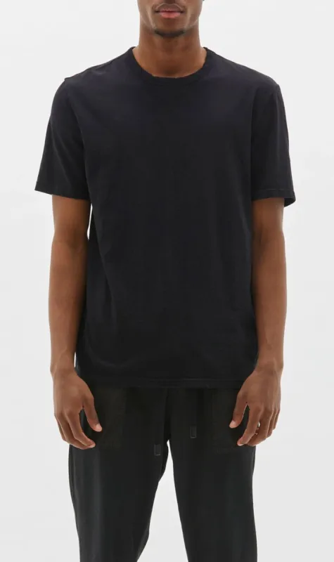 Bassike Mens | Slim Fit T.Shirt - Black made by Sisters & Co