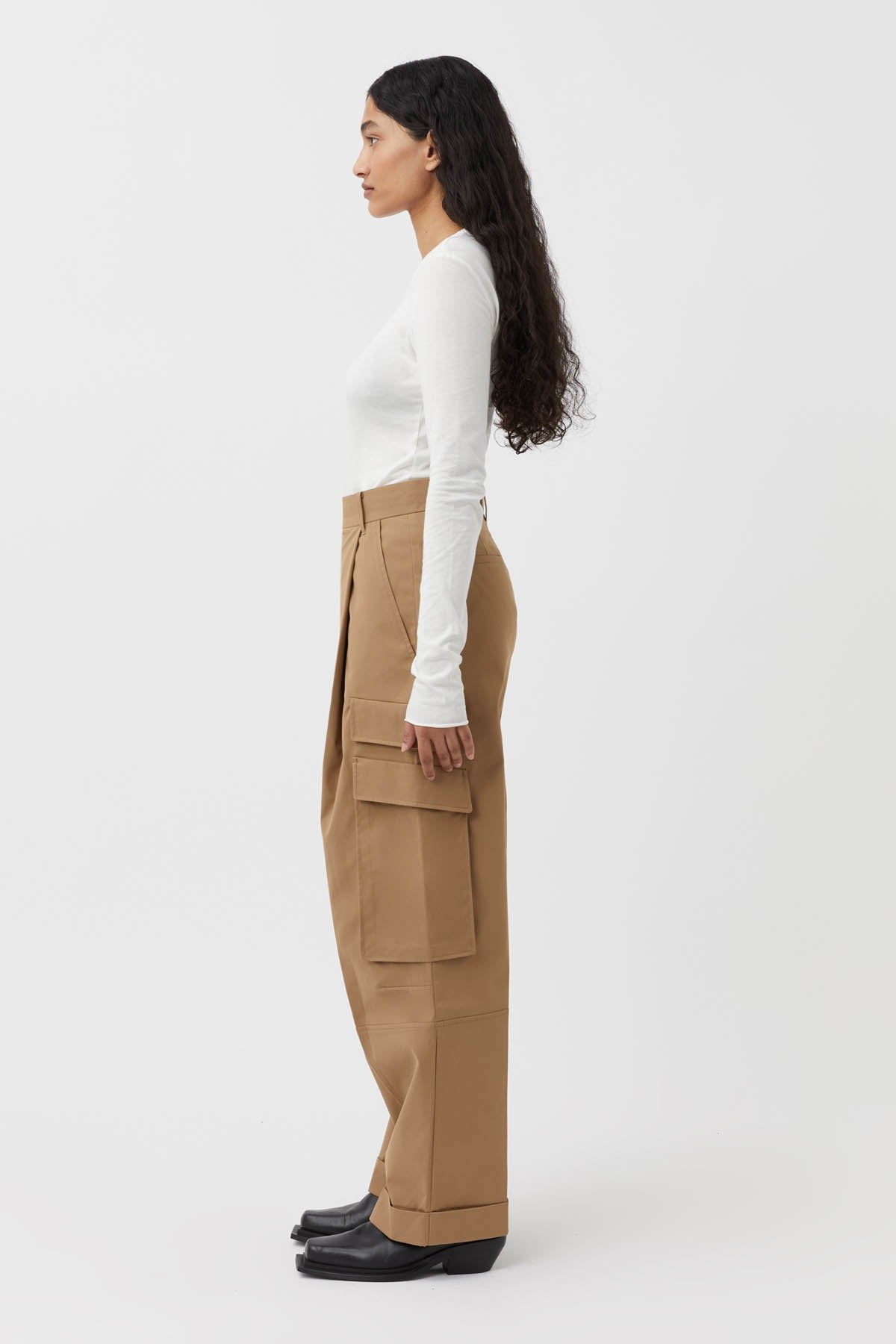 Camilla & Marc | Collins Cargo Pant - Camel sold by Sister & Co product image thumbnail 4