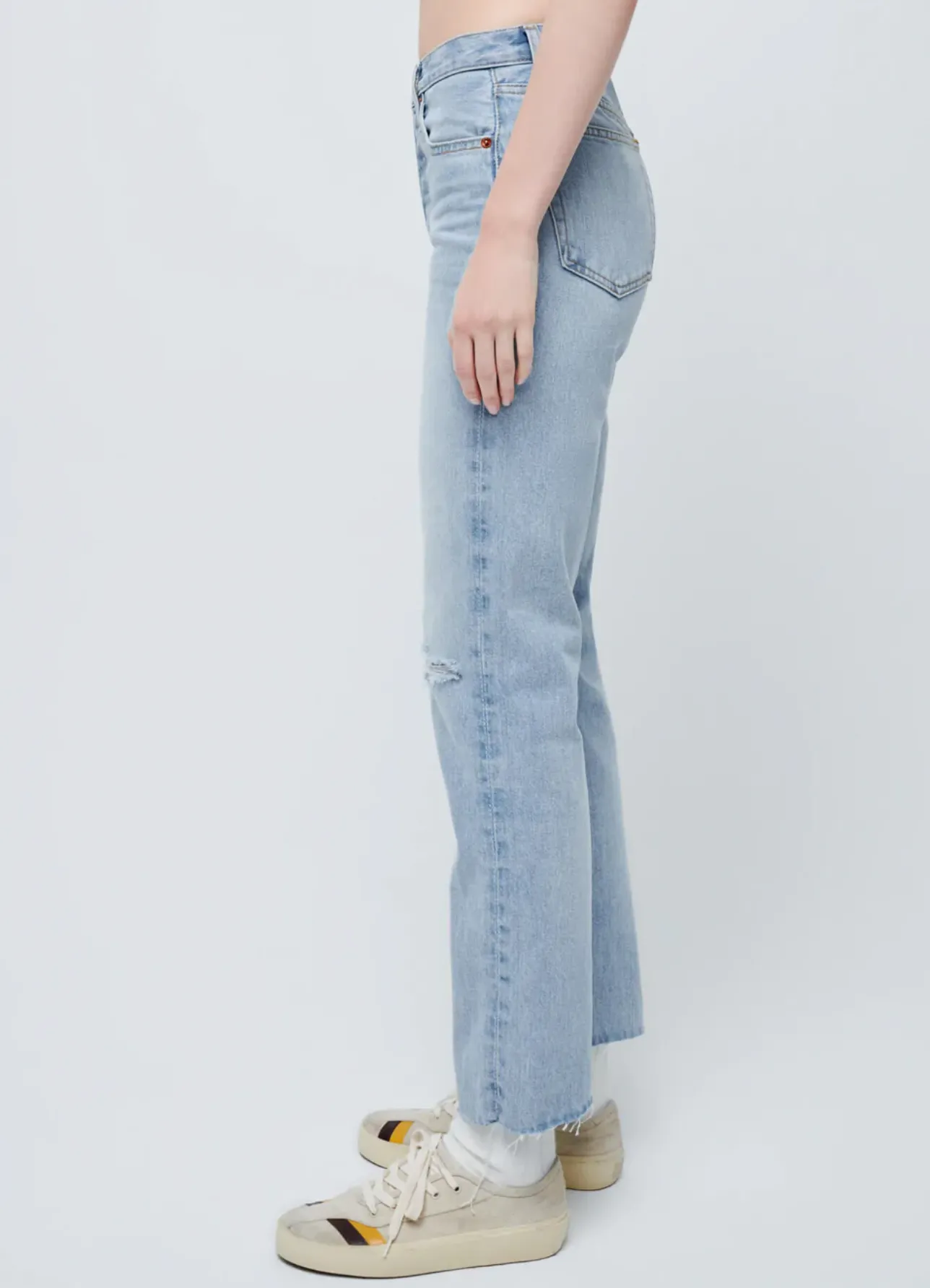 RE/DONE | 70s Stove Pipe - Surf Blue Destroyed sold by Sister & Co product image thumbnail 3