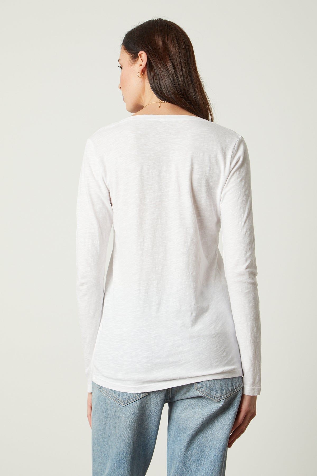 Velvet | Blaire Original Slub Tee - White sold by Sister & Co product image thumbnail 4