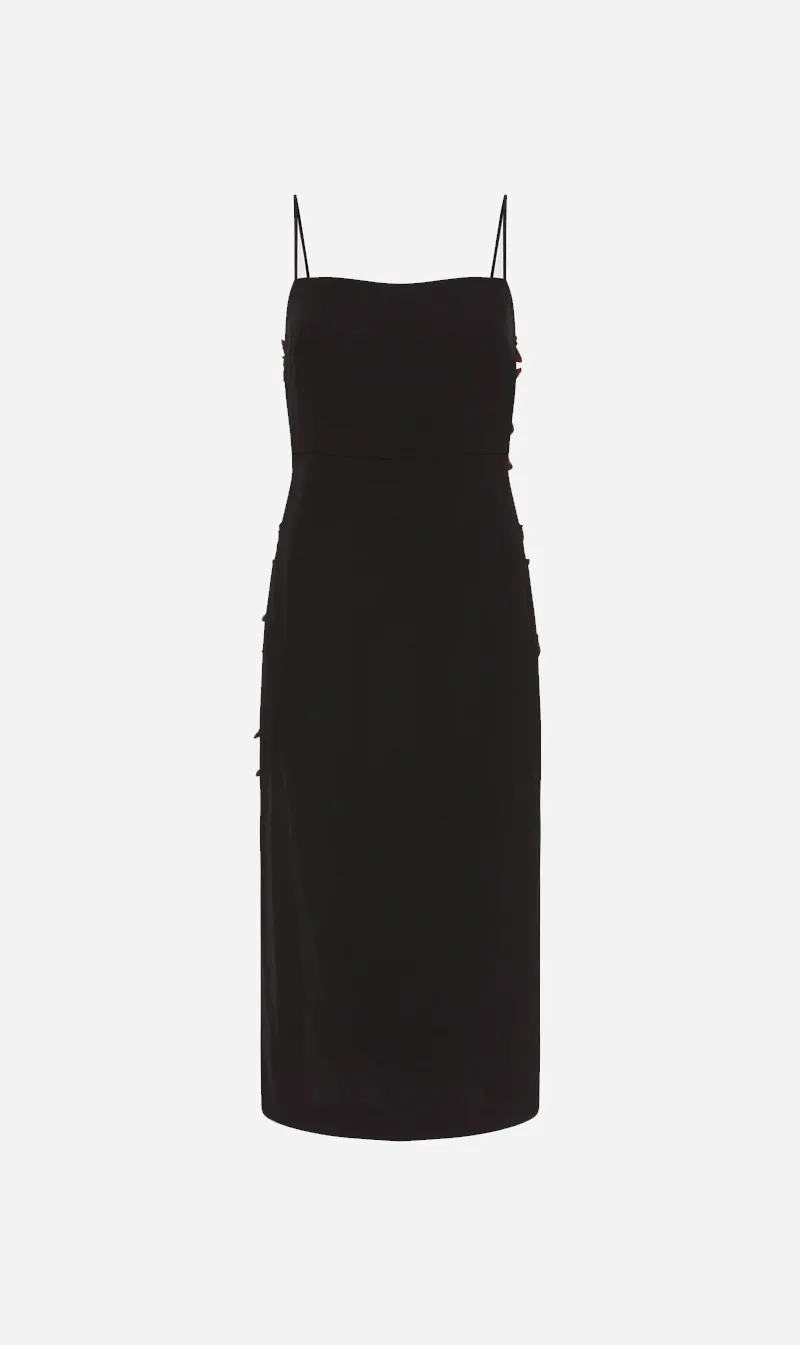 St Agni | Link Detail Dress - Black sold by Sister & Co