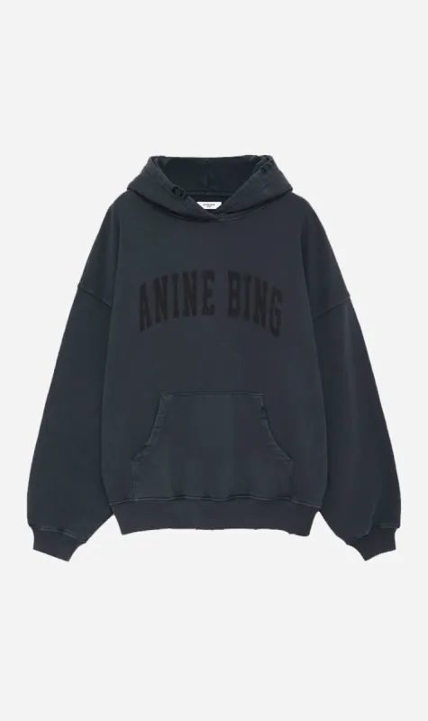 Anine Bing  | Harvey Sweatshirt - Dark Washed Black sold by Sister & Co