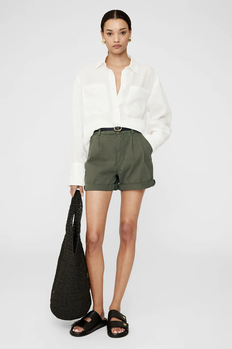Anine Bing | Dante Shirt - Ivory sold by Sister & Co product image thumbnail 2