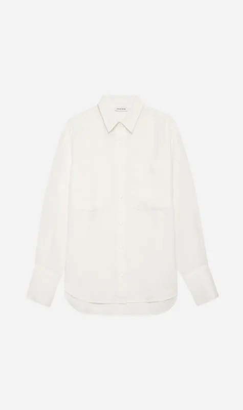 Anine Bing | Dante Shirt - Ivory made by Anine Bing