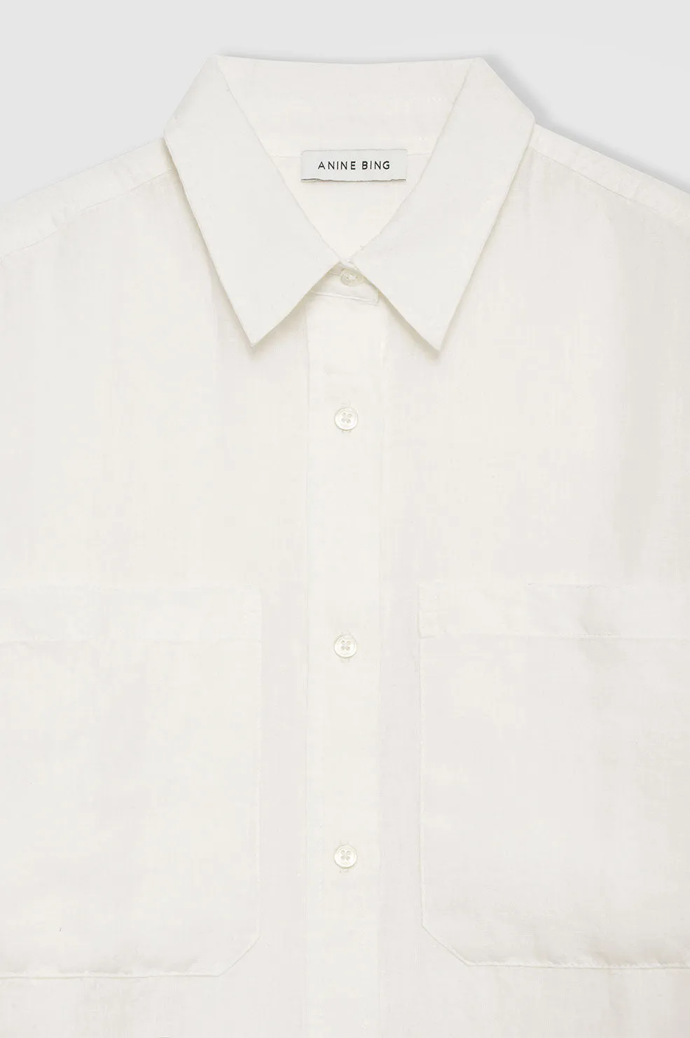 Anine Bing | Dante Shirt - Ivory sold by Sister & Co product image thumbnail 3