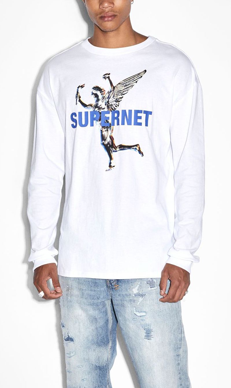 Ksubi | Rolls Kash Ls Tee - Tru White sold by Sister & Co