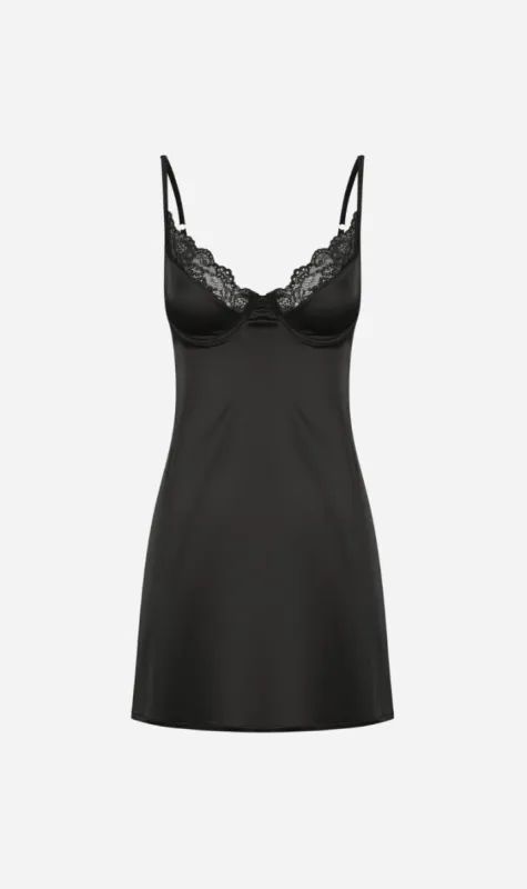 Kat The Label | Sienna Slip - Black sold by Sister & Co