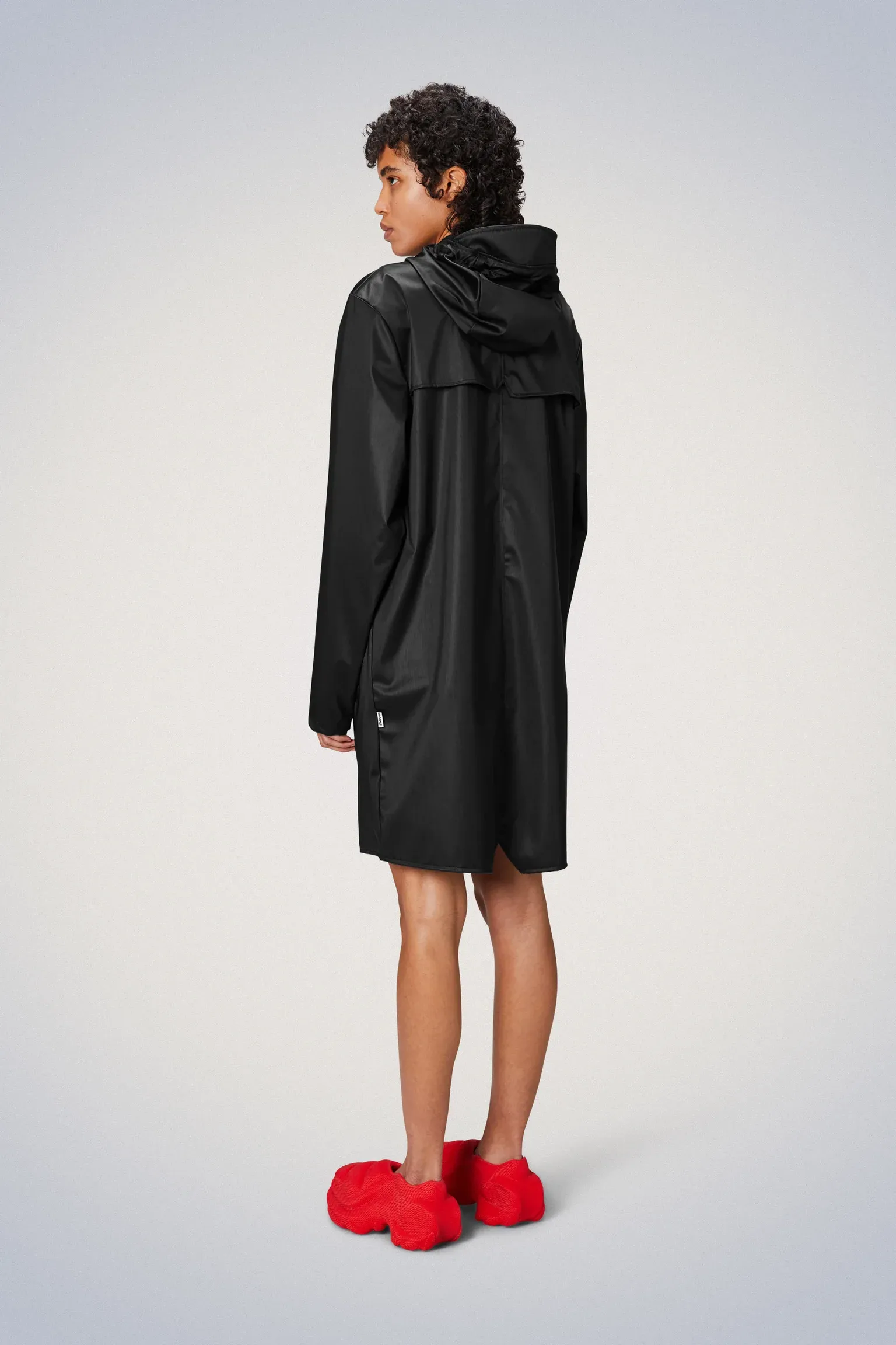 Rains | Long Jacket - Black Grain sold by Sisters & Co product image thumbnail 3