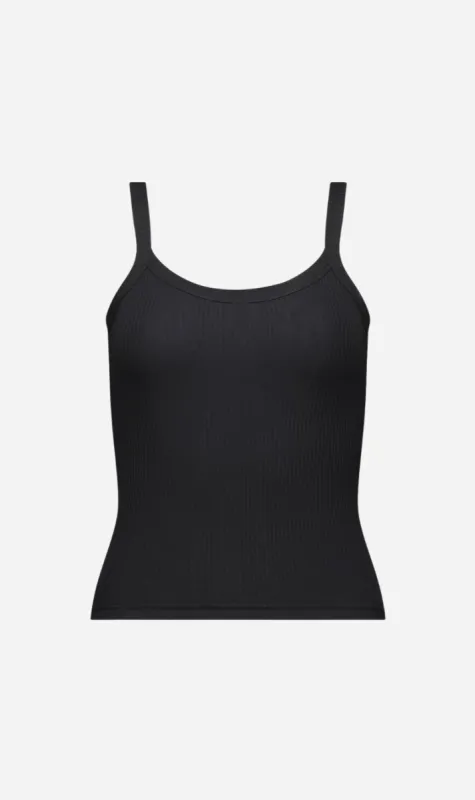 Dear Dylan | Organic Tank - Noir sold by Sister & Co