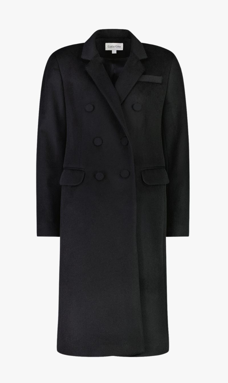 Caitlin Crisp | Darcy Coat - Black sold by Sister & Co