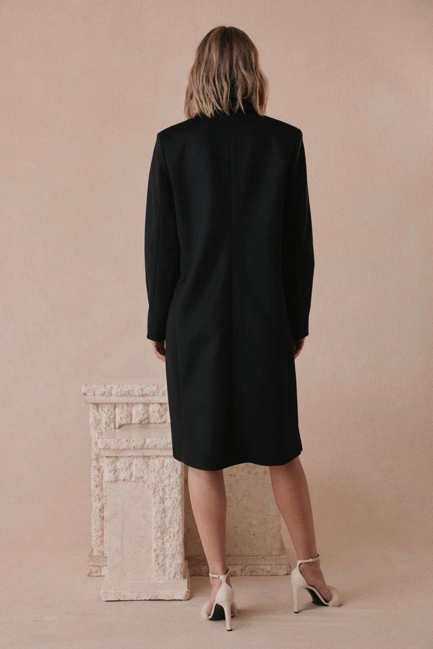 Caitlin Crisp | Darcy Coat - Black sold by Sister & Co product image thumbnail 3