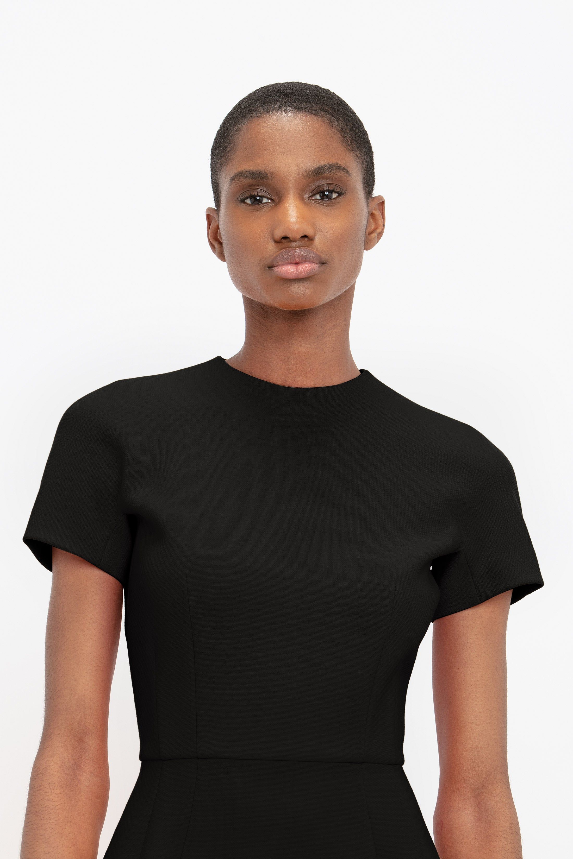 Victoria Beckham | T-Shirt Fitted Dress - Black sold by Sister & Co product image thumbnail 5
