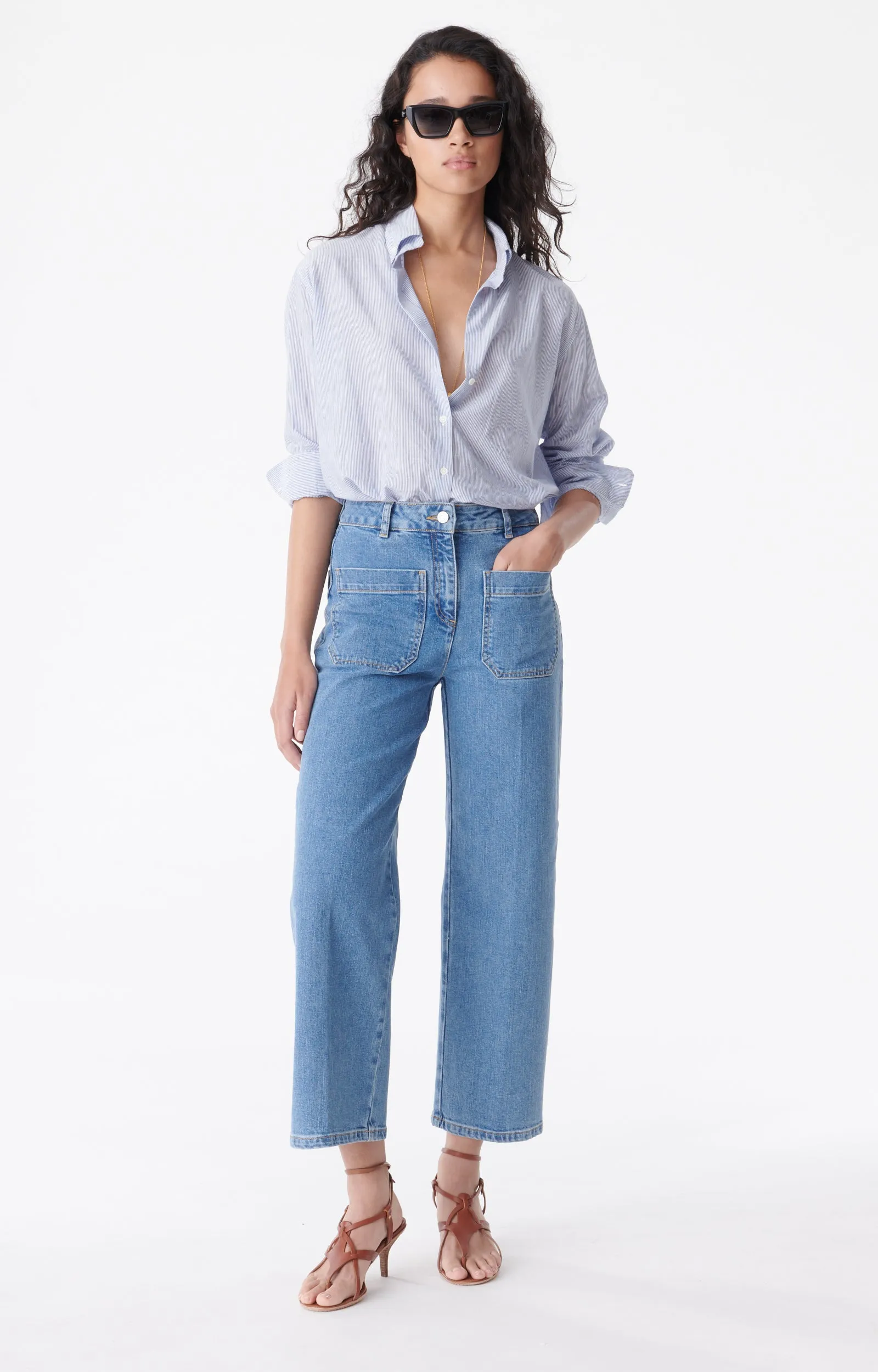 Vanessa Bruno | Helias Straight Jeans - Indigo Clair sold by Sister & Co product image thumbnail 2