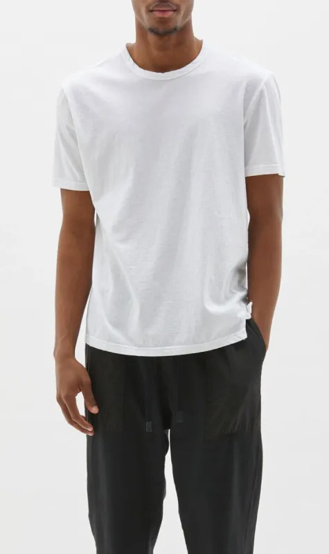 Bassike Mens | Slim Fit T.Shirt - White made by Sisters & Co