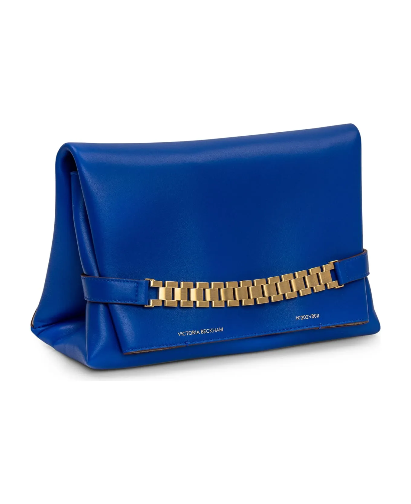 Victoria Beckham | Chain Pouchette Bag - Sapphire Blue sold by Sister & Co product image thumbnail 2