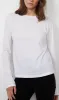 Velvet | Hester Crew Neck Tee - White sold by Sister & Co