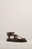 A.Emery | The Jalen Slim Sandal - Walnut sold by Sister & Co