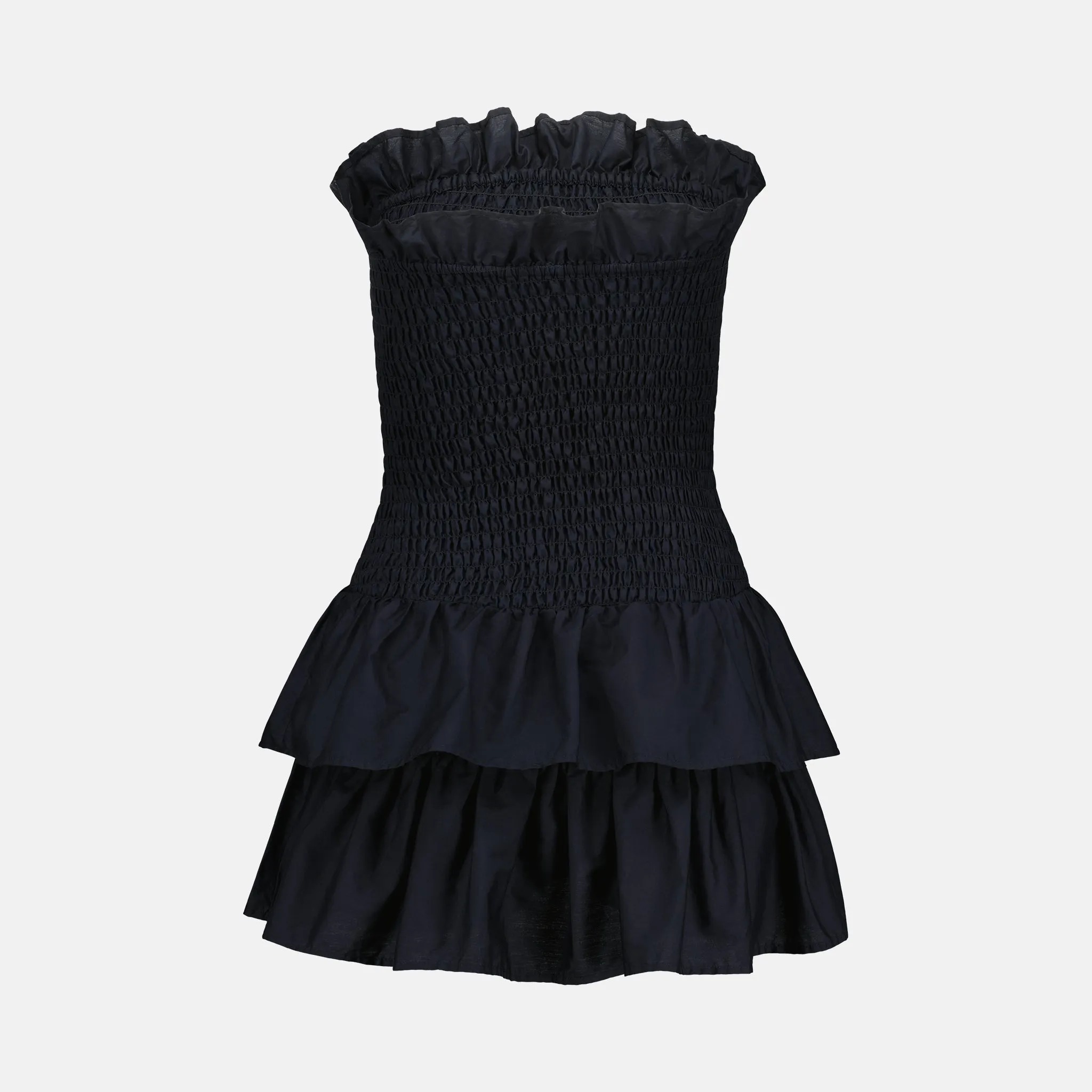 Caitlin Crisp | Georgette Dress - Black Poplin sold by Sister & Co product image thumbnail 5