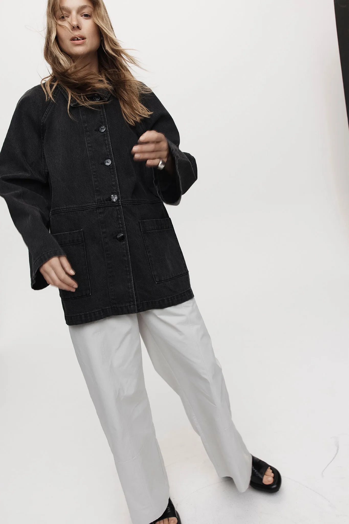 Marle | Alaska Jacket - Washed Black sold by Sister & Co product image thumbnail 4