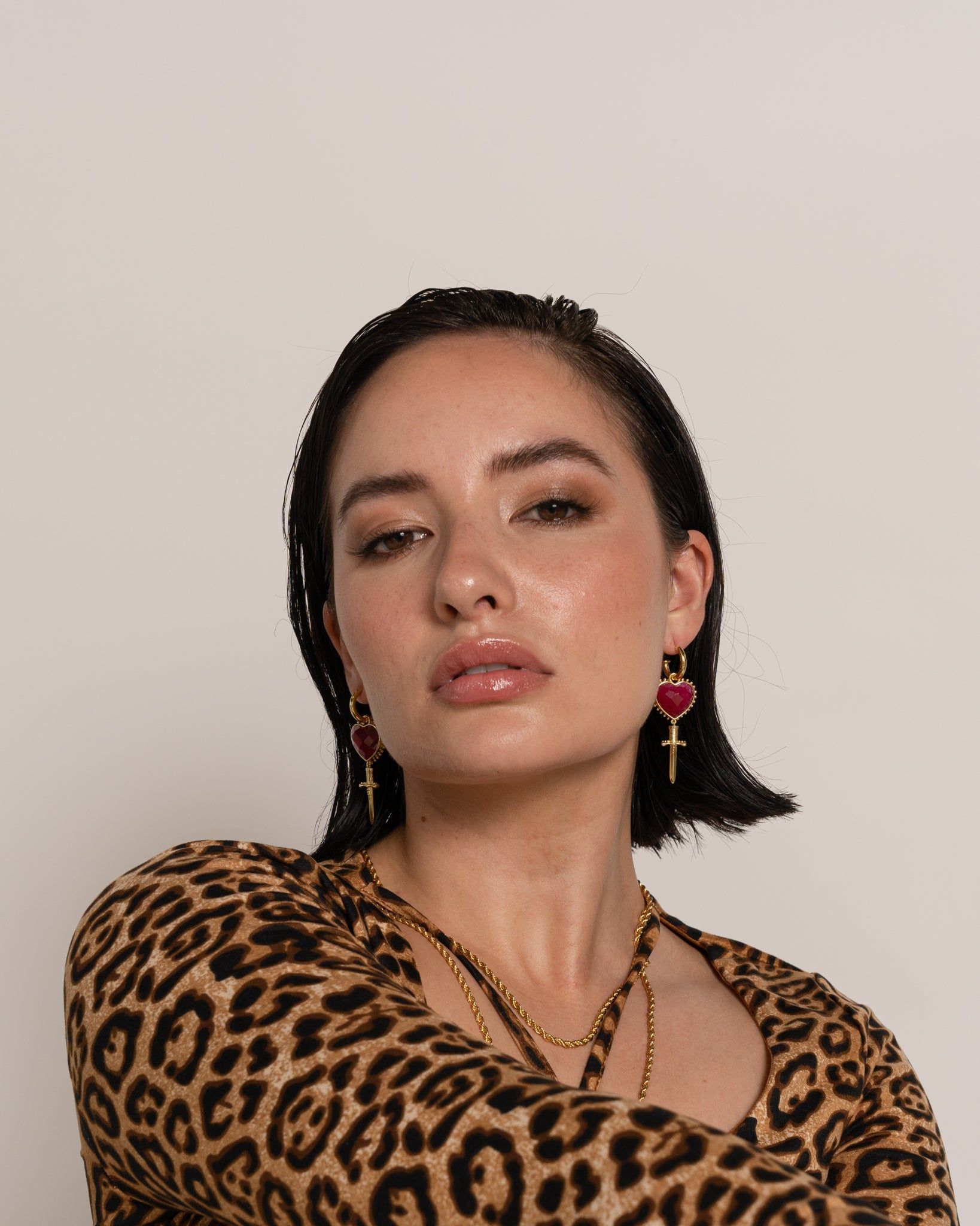 Mountain & Moon | Juliet Earrings - Ruby sold by Sister & Co product image thumbnail 2