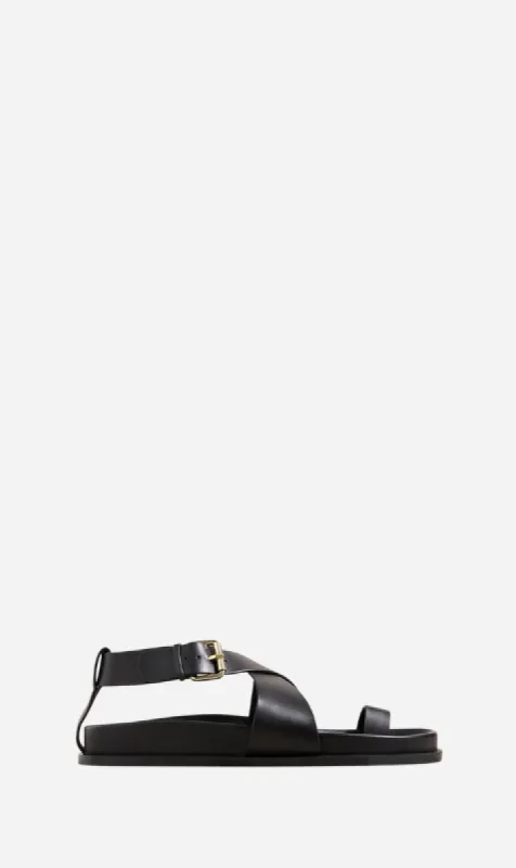 A.Emery | The Dula Sandal - Black sold by Sister & Co
